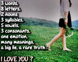 meaning of i love you