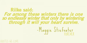 The Wolves of Mercy Falls - Book Quotes° - shiver Fan Art