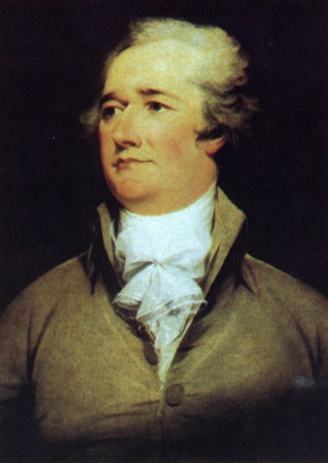 Alexander Hamilton. Painting by John Trumbull, 1792. Public domain.