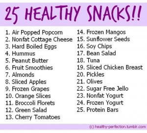25 healthy snacks www.janetolsen.bodybyvi.com