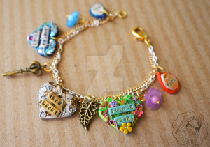 The Iron Fey Charm Bracelet by colourful-blossom