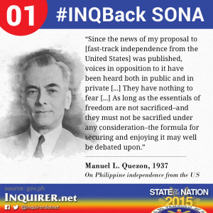INQBack: Memorable quotes during past State of the Nation Addresses