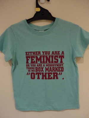 Feminist or misogynist quote Children's Unisex t-shirt political kids ...