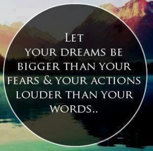 ... Your Fears And Your Actions Louder Than Your Words ” ~ Smile Quote