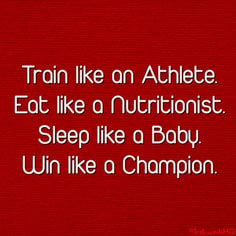 ... nutrition #health #sleep #self #win #champion #change #behavior