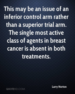 This may be an issue of an inferior control arm rather than a superior ...