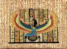Isis Egyptian Goddess Wings Like. ***i want to have the