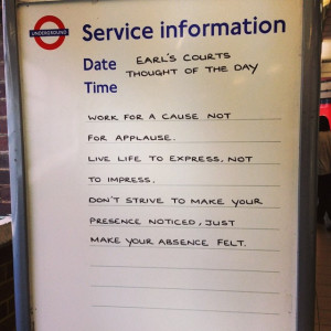 tfl #london #tube #quoteoftheday #quotes #quote ...