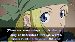 Winry Rockbell Fullmetal Alchemist Quotes
