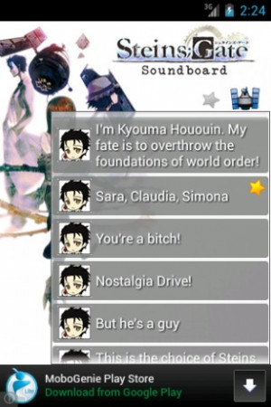 View bigger - Steins;Gate Soundboard for Android screenshot