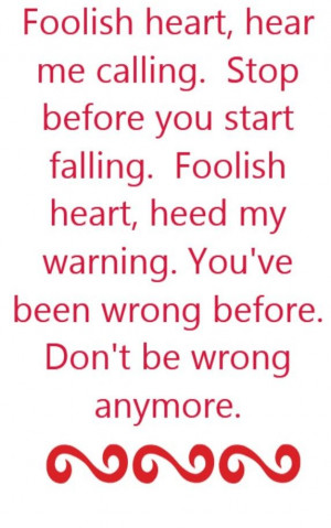 Steve Perry - Foolish Heart - song lyrics, song quotes, songs, music ...
