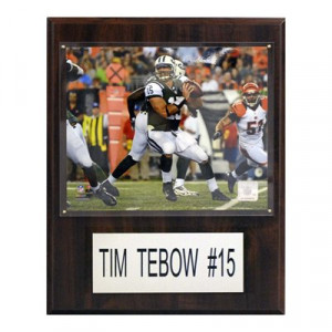 ... Collectables 1215TEBOWJETSH Tim Tebow New York Jets NFL Player Plaque
