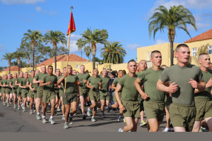 ... motivation run were (Back in 1775) and (Born to be a Marine). (Marine