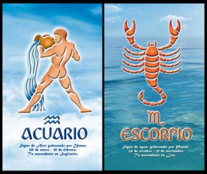 Scorpio and Aquarius work against one another, making their ...