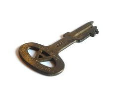 Vintage Folger Adam Jail Cell Key by aestheticallyantique on Etsy, $30 ...