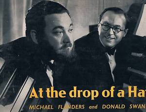 Michael Flanders Donald Swann At The Drop Of A Hat Comedy LP
