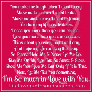 Im so in love with you #sometimes i feel like im going to explode