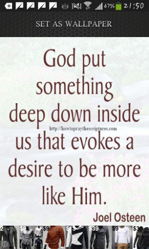 View bigger - Joel Osteen Quotes for Android screenshot