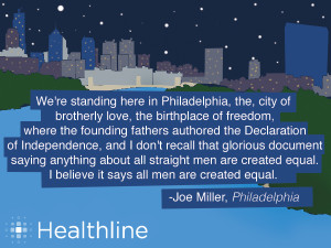 we re standing here in philadelphia the city of brotherly love the ...