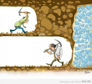 Never stop trying to reach your goal!