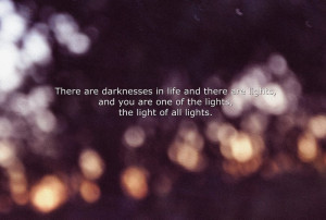 Beautiful Light Love Quote...