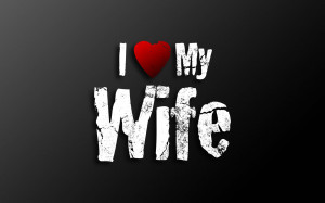 Love My Wife Papel de Parede Imagem
