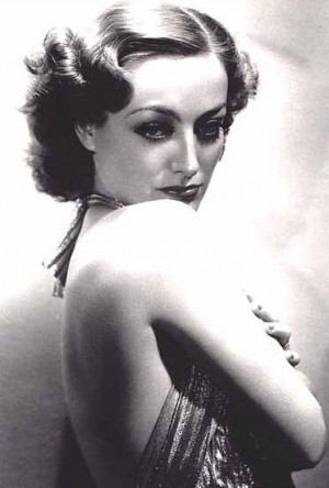 The actress 'O the evening.....the young Joan Crawford