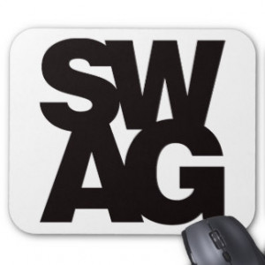 Swag - Black Mouse Pad