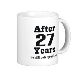Related Pictures 27th wedding anniversary funny gift for him tees