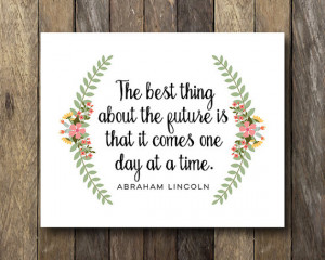 Abraham Lincoln Quote - Instant Download Wall Art - Printable 8x10 ...