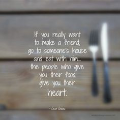 Sunday Quote: Making Friends - What's For Dinner, Mama?