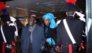Robert Mugabe, Prime Minister of Zimbabwe, attends the pope's ...