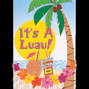 Related Pictures pink luau fun invitation postcard pack party supplies