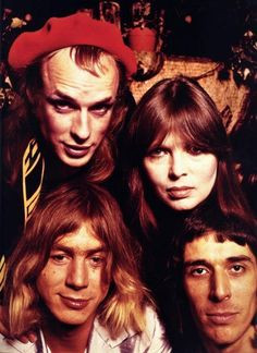 Brian Eno, Nico, Kevin Ayers and John Cale at the Rainbow Theatre ...