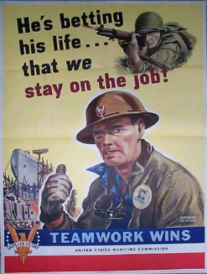 He's Betting his life that we stay on the job! poster