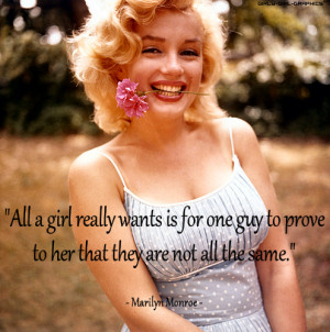 Marilyn Monroe Quote (About be strong, beautiful, fat, girls ...
