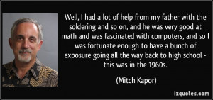 More Mitch Kapor Quotes