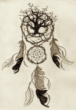 art, away, drawing, dreamcatcher, illustration, pagan