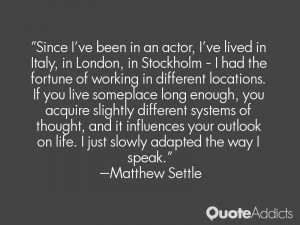 Matthew Settle