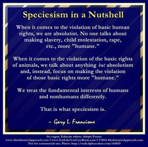 Speciesism in a Nutshell