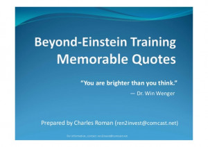 Beyond Einstein Training Workshop-Quotes 2015 R1