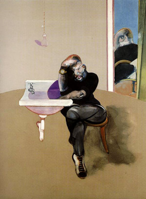 Self Portrait Francis Bacon painting