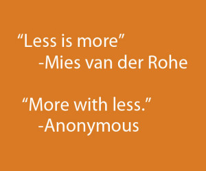 less is more quotes