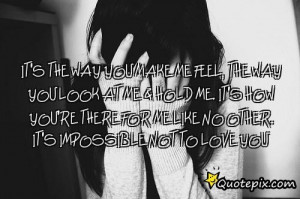 the way you make me feel quote