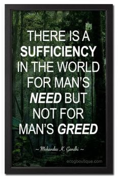 Family Greed Quotes Not for man's greed
