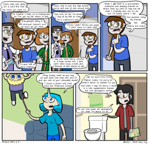 Funny Comic Title About Peer Pressure