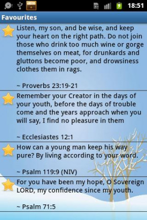 Inspiring Bible Verses-Youth - screenshot