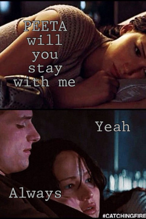 Katniss and PEETA Hunger games