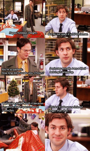 The Office Jim And Dwight Quotes Dwight jim :p