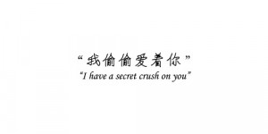 偷爱 #secret crush #汉语 #chinese #中文 # ...